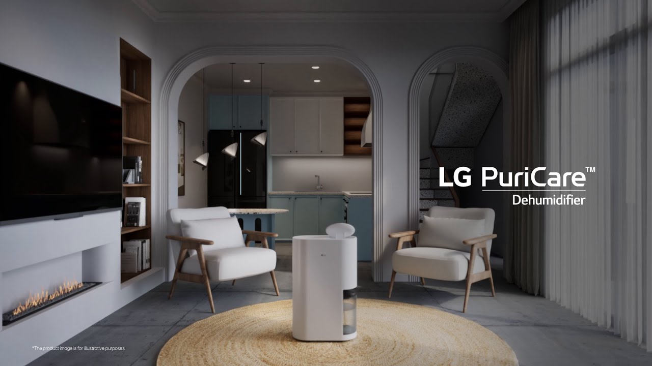 LG PuriCare&trade; DUAL Inverter Dehumidifier - Dry Comfort perfected for your space