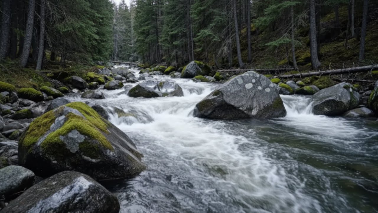 Deep Relaxation River Sounds – 10 Hours for Anxiety & Stress Recovery Stress & Tension Release