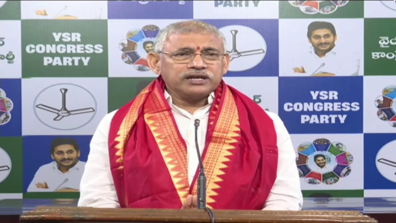 LIVE: East Godavari District President Sri Chelluboyina Srinivasa Venugopalakrishna BYTE