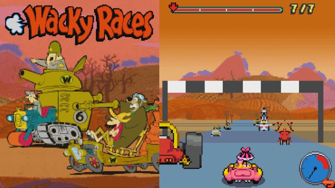 Wacky Races JAVA GAME (Macrospace 2004) FULL WALKTHROUGH