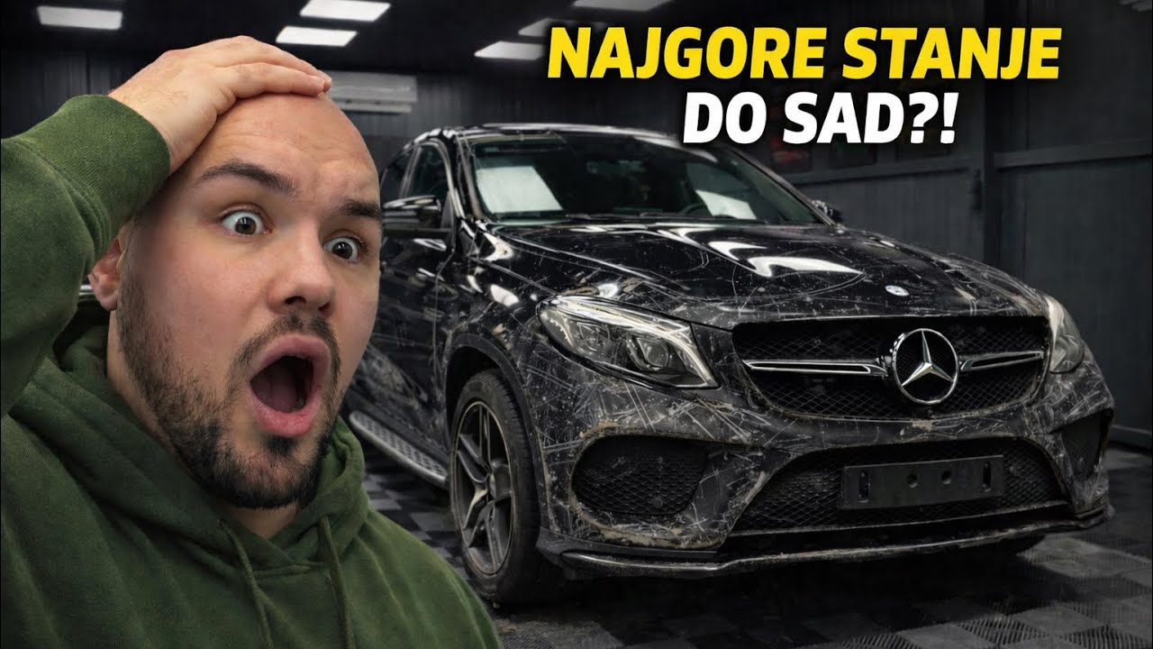 Mercedes GLE u užasnom stanju – može li se uopće spasiti?! 