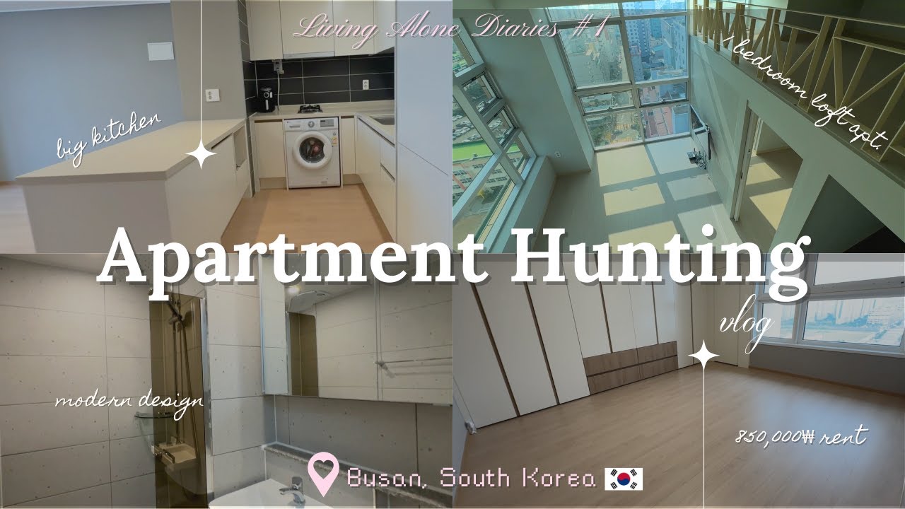 Apartment Hunting in Busan, Korea | Touring 11 Homes (rent prices 월세 + deposit 보증금) | Loft Officetel