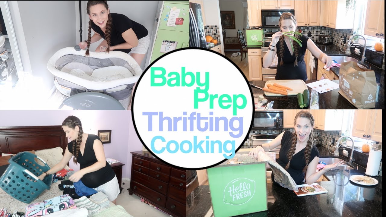 Final Baby Prep! + Christmas Thrifting + Cook With Me & Dinner Inspiration!