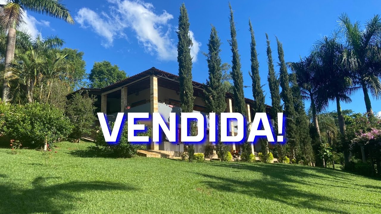 VENDIDA!!! CHÁCARA À VENDA C/2 CASAS, 7 POÇOS DE PEIXE, POMAR GRAMADO C/ FRUTÍFERAS E PALMEIRAS
