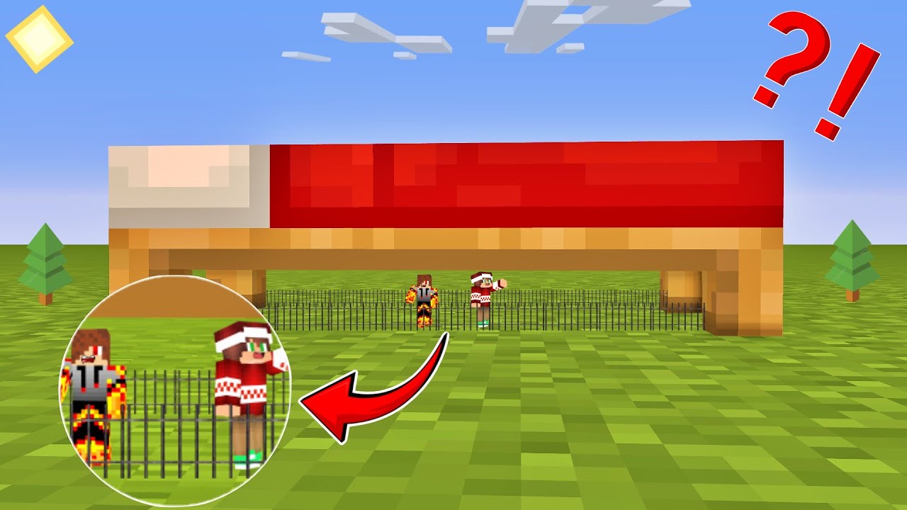 ماين كرافت : و لكن إنحبسنا تحت السرير العملاق !!؟ 🔥😱