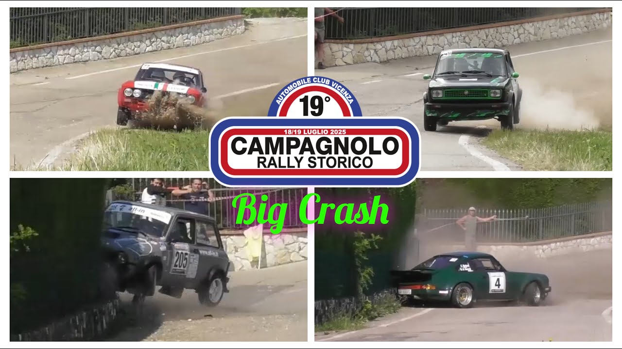 19° Campagnolo Rally Storico 2025   Big Crash & Mistakes