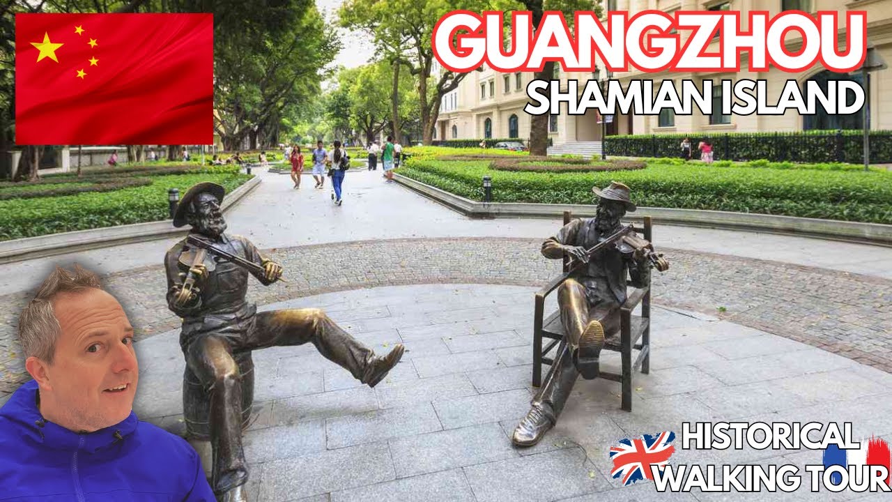 The ex-British and French enclave of Shamian Island right in the heart of Guangzhou, China.