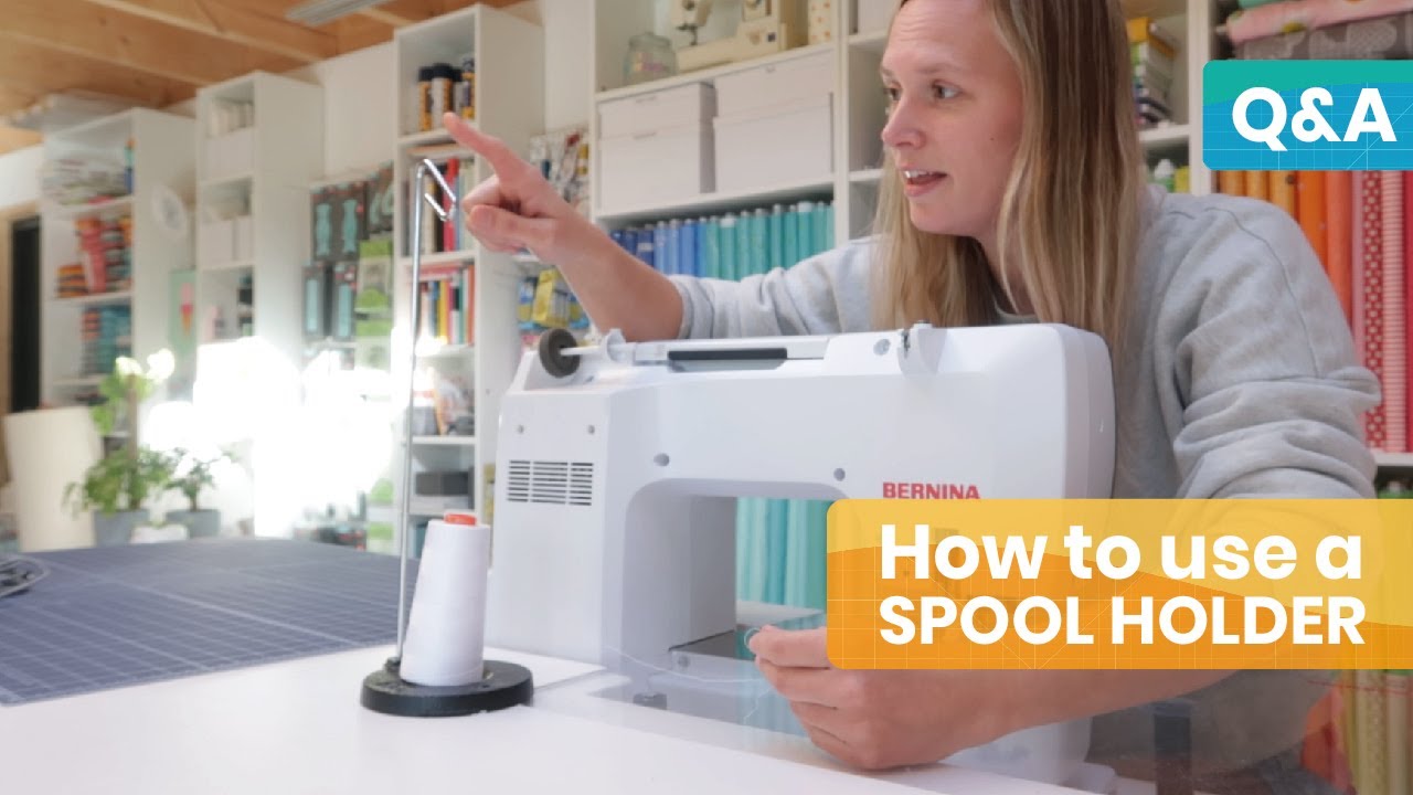 Using a spool holder on a regular sewing machine [Q&A #21