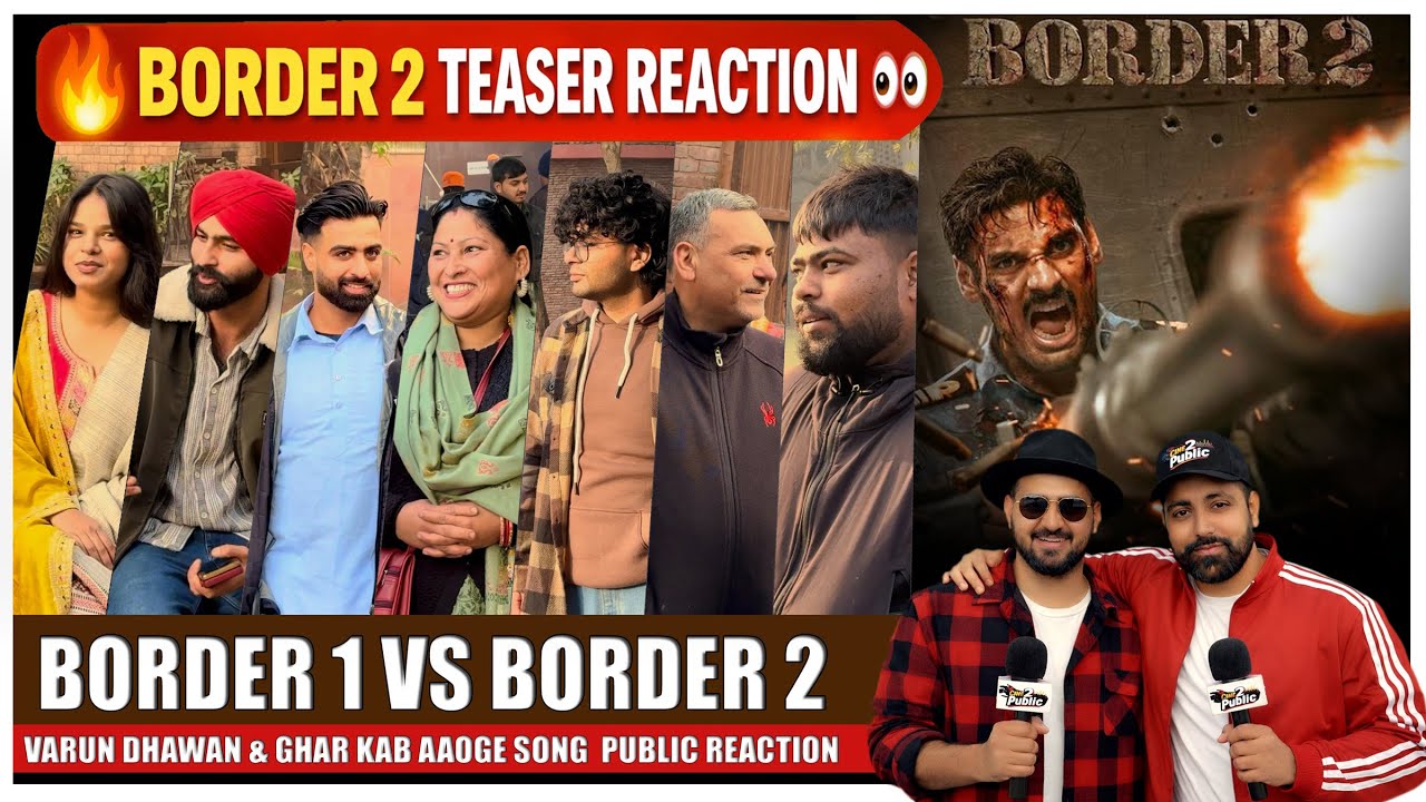 BORDER 2 TEASER PUBLIC REACTION | BORDER 1 vs BORDER 2 REACTION | BORDER 2 TRAILER REVIEW  #border2 