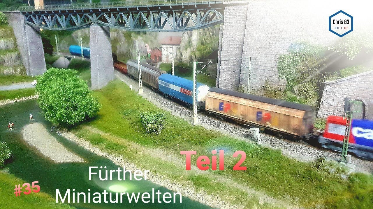 Modelleisenbahn H0 #35 F&uuml;rther Miniaturwelten Anlage D&uuml;rnstein 2020 Josef Brandl Schauanlage