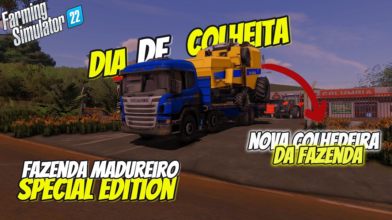 DIA DE COLHEITA NA FAZENDA | MADUREIRO SPECIAL EDITION | FARMING SIMULATOR 22
