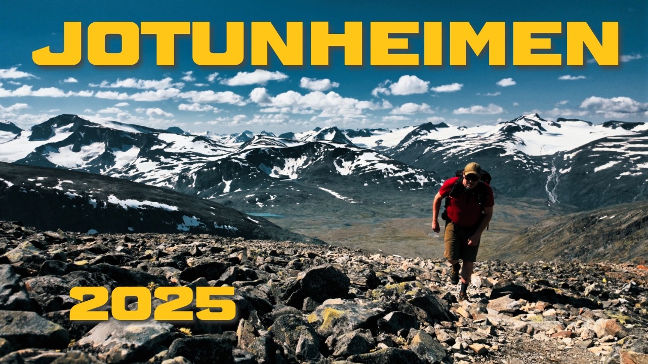 5 Days Hiking Alone in Jotunheimen, Norway, 90 km/55 miles Silent Hiking #hikingadventures Pt1