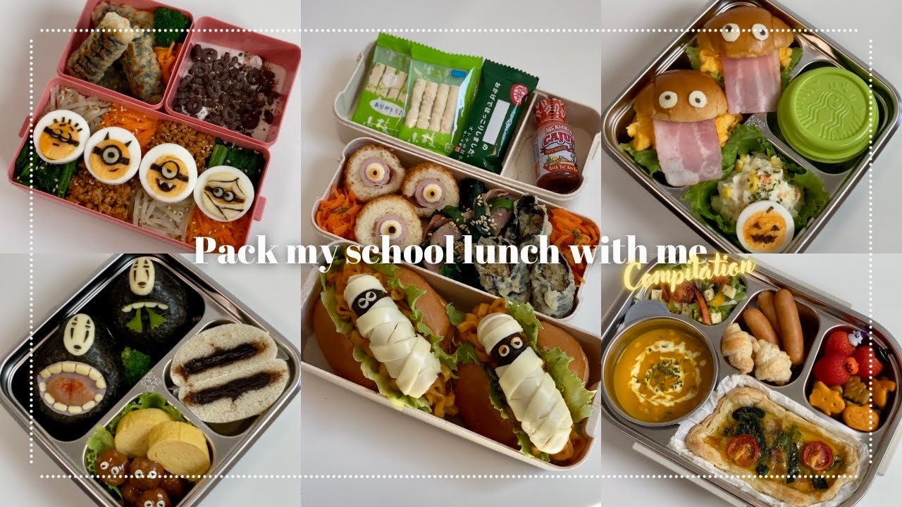 $15 per week for lunches looks like in Japan *10 ideas/Pack my lunch with me compilation 4 🍱👻