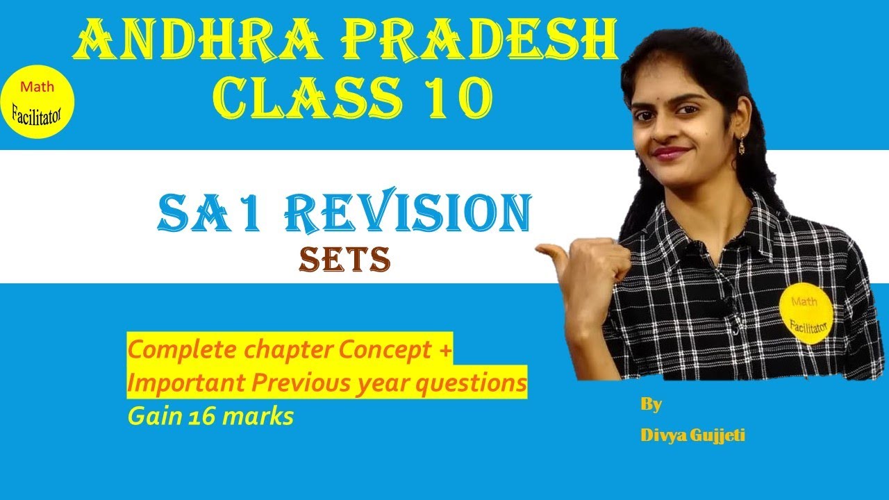 Class 10 Sets Important questions & Revision of SA1 Part 2| Andhra Pradesh