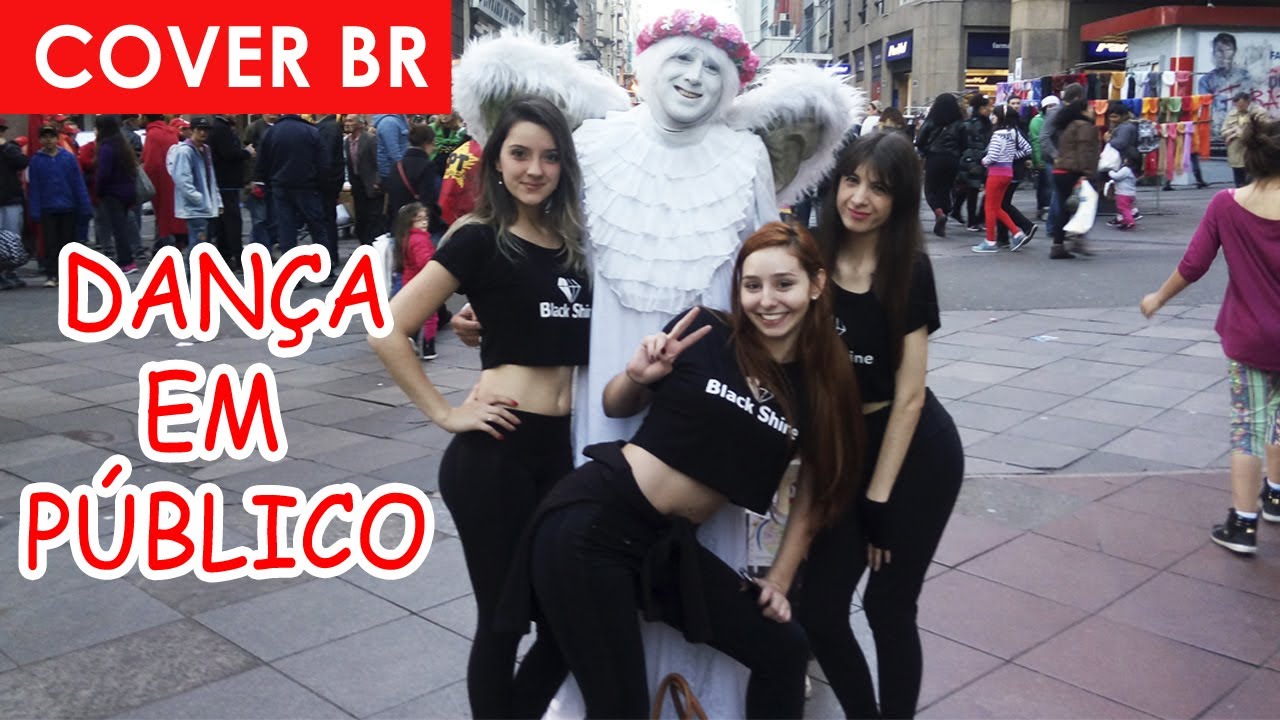 DANCING KPOP IN PUBLIC CHALLENGE e POP | Dançando em público by Black Shine