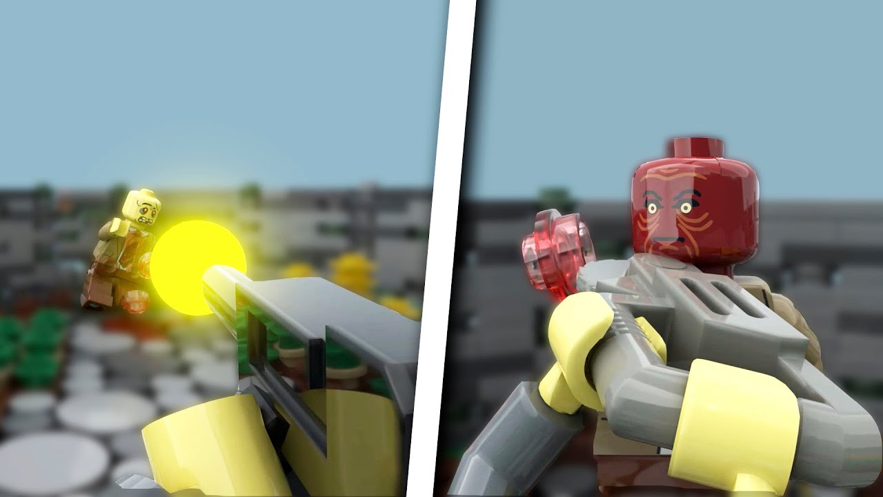 Stop Motion Lego First-Person Weapons