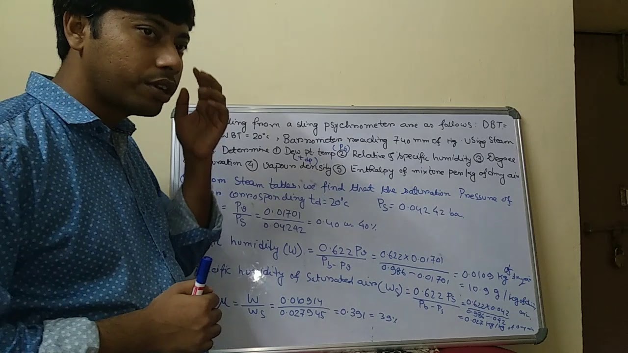 Adiabatic saturation temperature or Thermodynamic wet bulb temperature