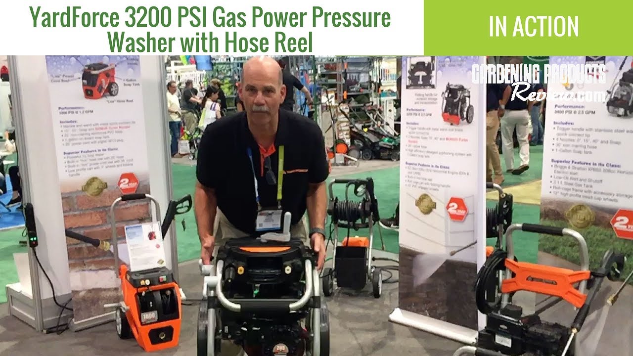 Preview of new Yard Force power washer at National Hardware Show 2018