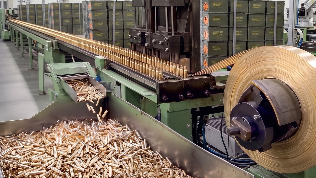 Inside Massive Restricted Factory Producing Billions of NATO Bullets From Scratch