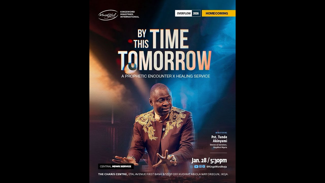 CENTRAL MDWK @CAMP DAVID | BY THIS TIME TOMORROW: A PROPHETIC ENCOUNTER SERVICE| 28TH JAN 2026