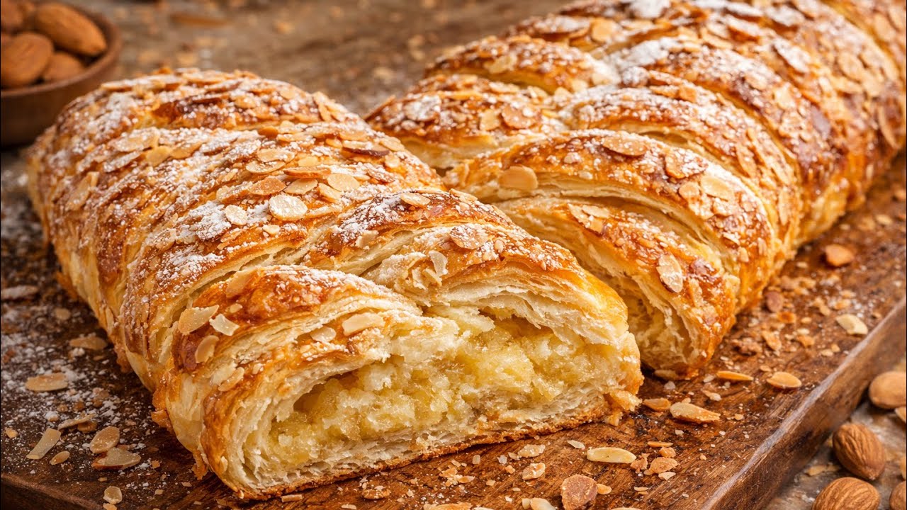 Bu Milföylü Bademli Tatlıyı Denemeyen Çok Şey Kaçırır 😱 Aşırı Lezzetli!