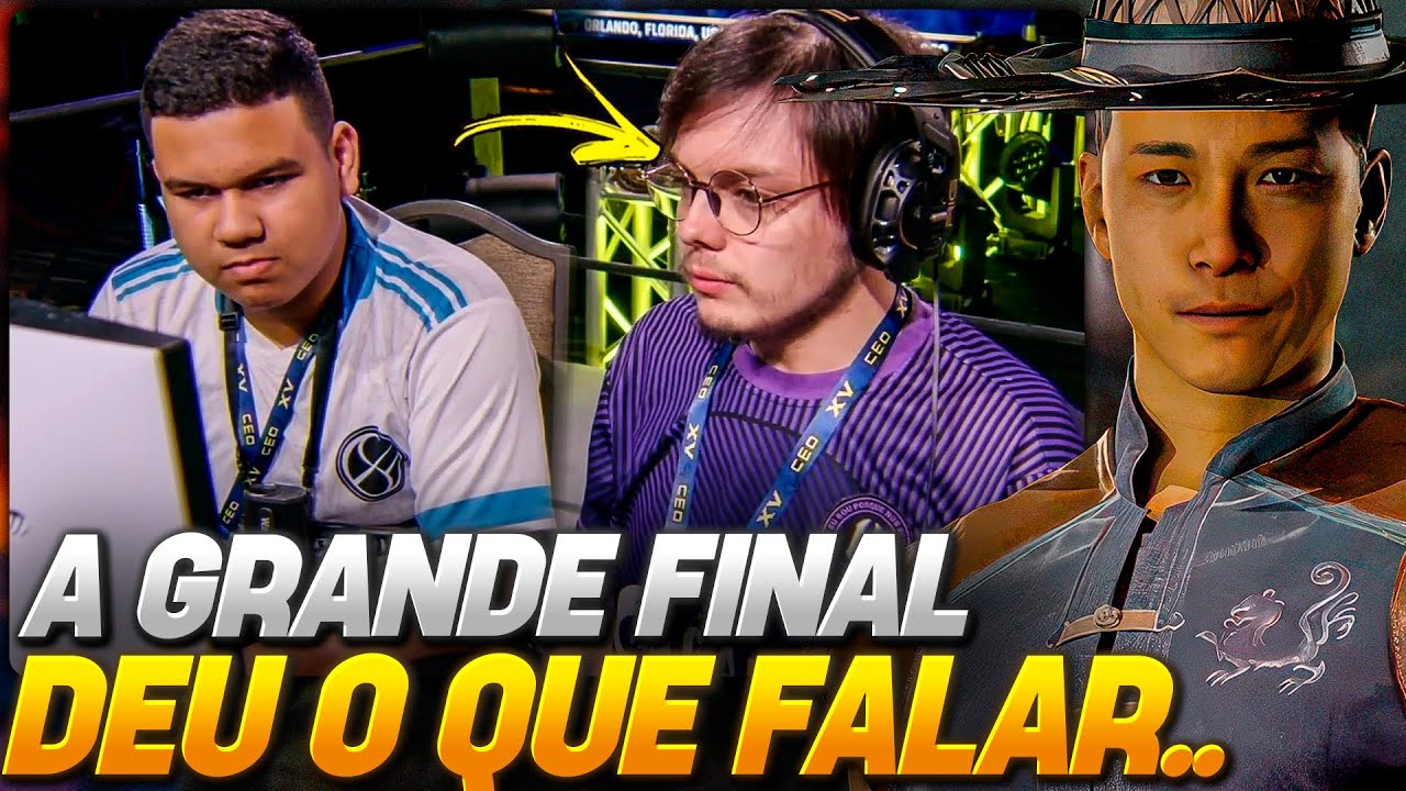 ESSA GRANDE FINAL PEGOU FOGO mas TEVE um FIM AMARGO no CEO 2025 - MORTAL KOMBAT 1
