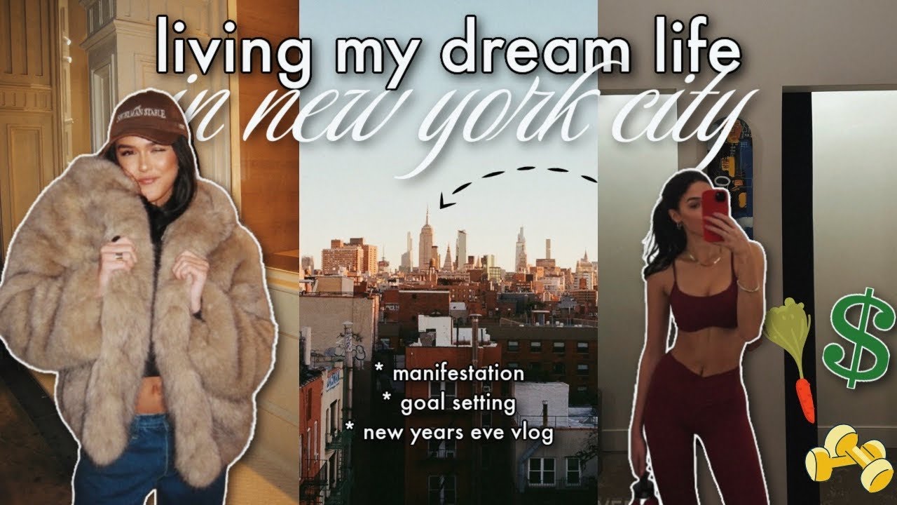 week in my life NYC vlog: new year’s eve, how to make a vision board 2025 (it actually works)