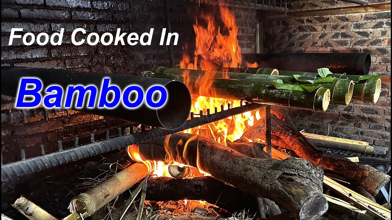 Guangzhou Food Guide Part 03:  Food Cooked in Bamboo 广州从化甘竹农庄