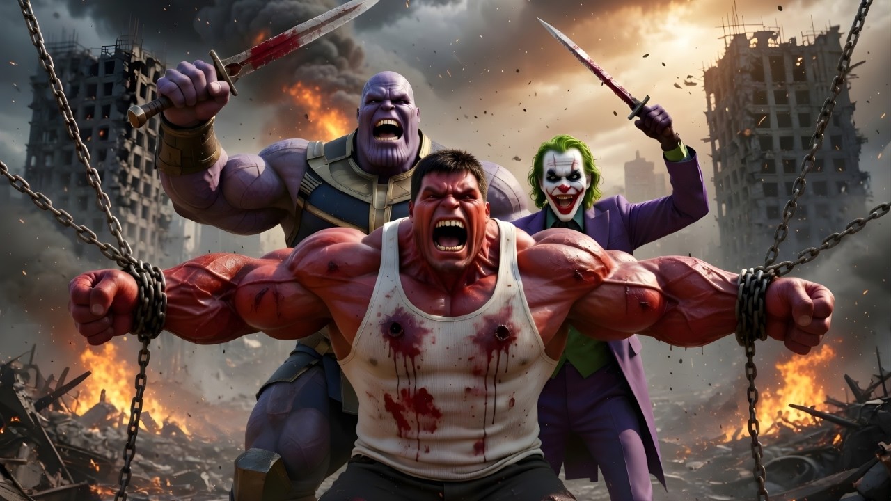 Thanos & Joker's BIG MISTAKE Kidnapping Red Hulk's Daughter