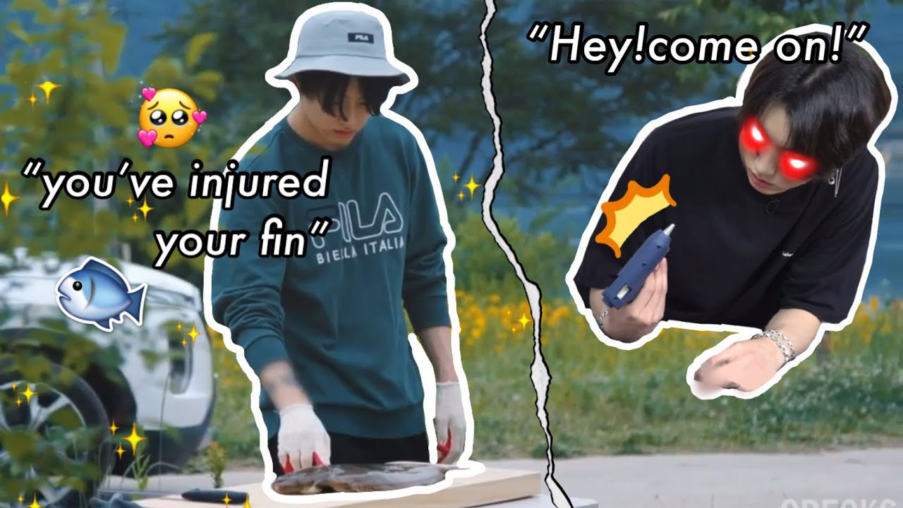 Jungkook talking to inanimate objects & animals ft.BTS | aka a real life disney prince??