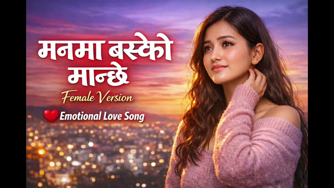 मनमा बसेको मान्छे | Female Version | Modern Nepali Love Song | Emotional Song