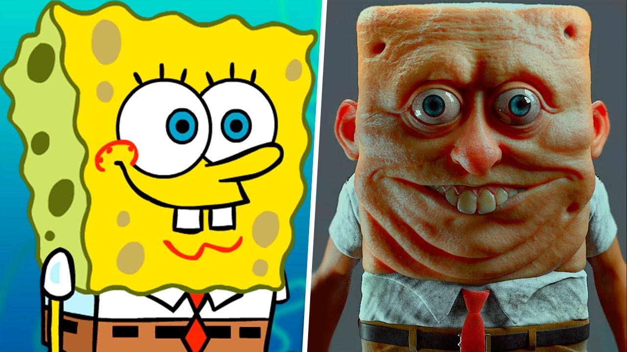 Spongebob in Real Life! Main Characters