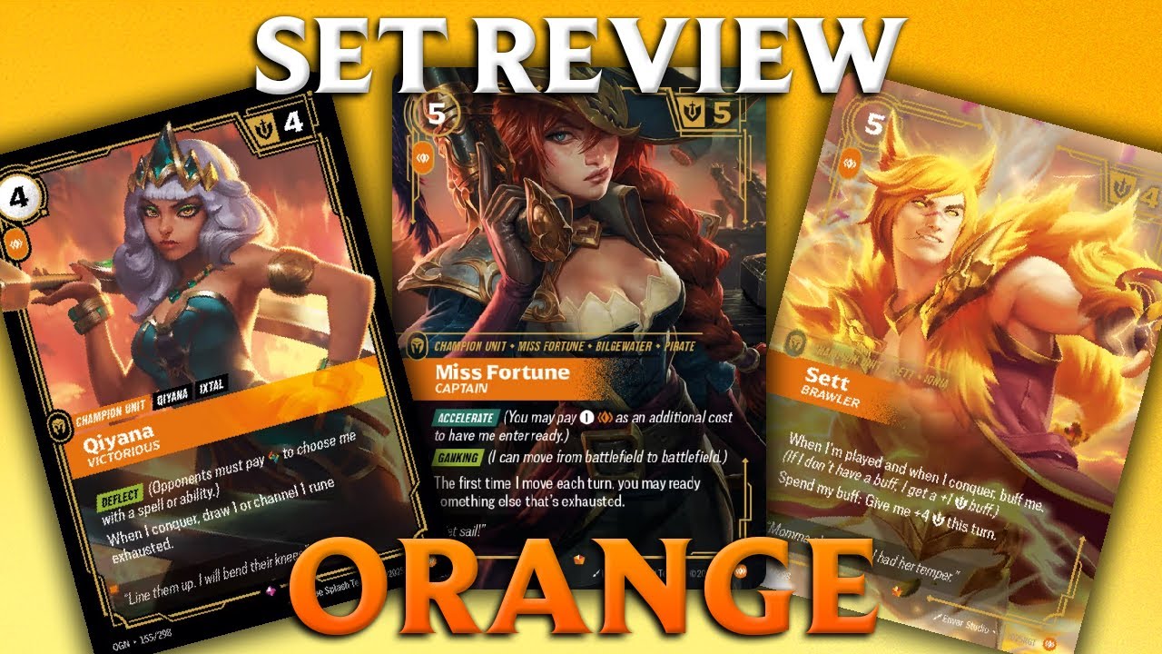 Riftbound Origins League of Legends TCG: Orange Set REVIEW