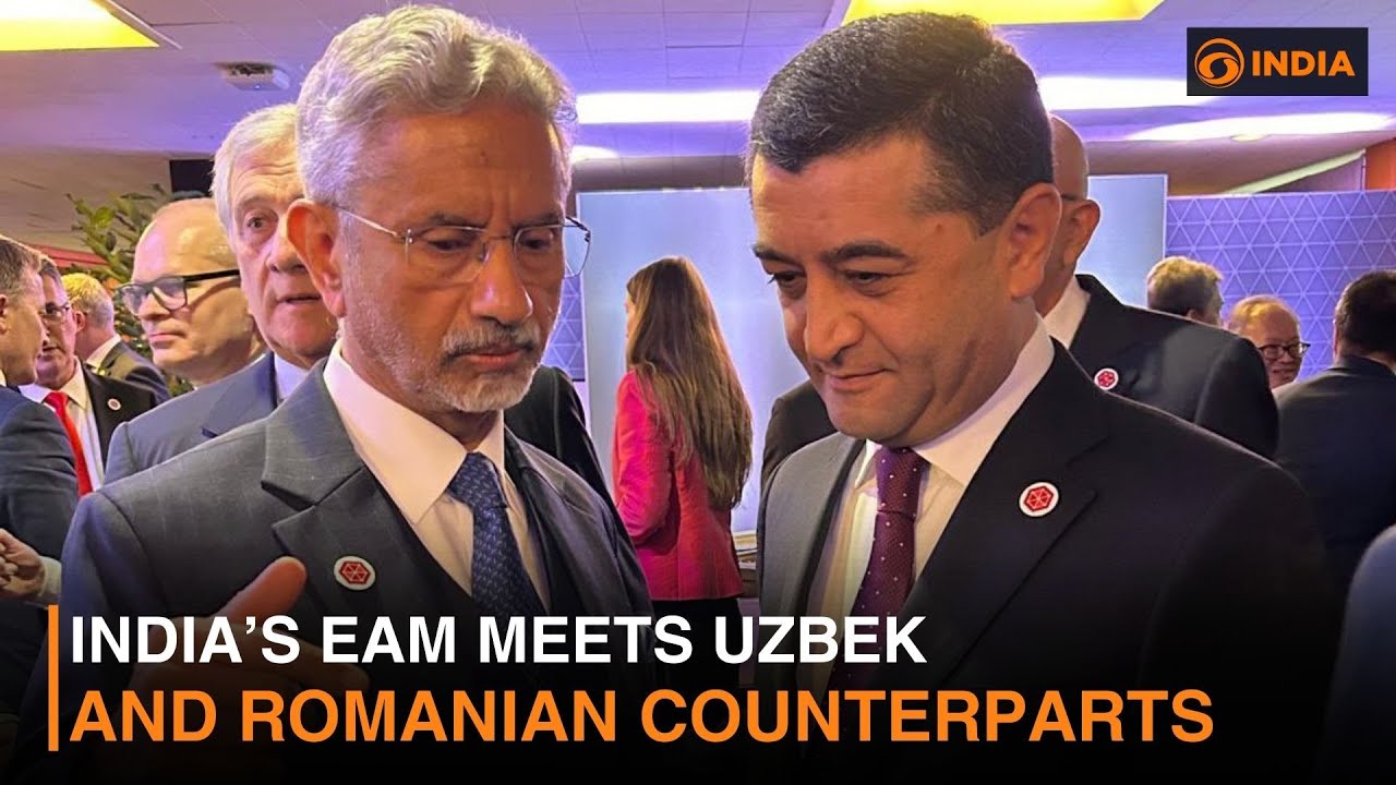 India’s EAM Meets Uzbek and Romanian Counterparts