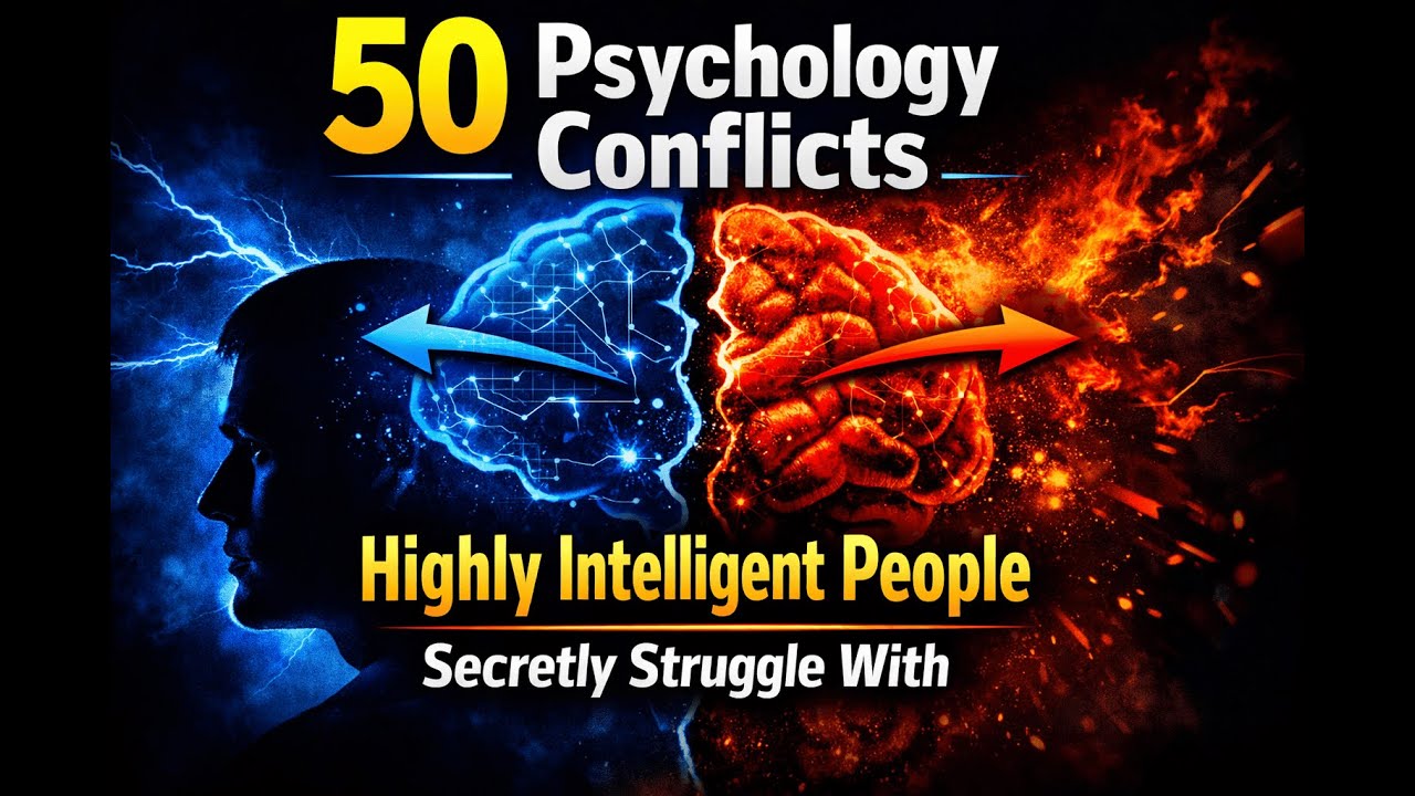 50 Psychology Conflicts Highly Intelligent People Secretly Struggle With | Psychology Reveals
