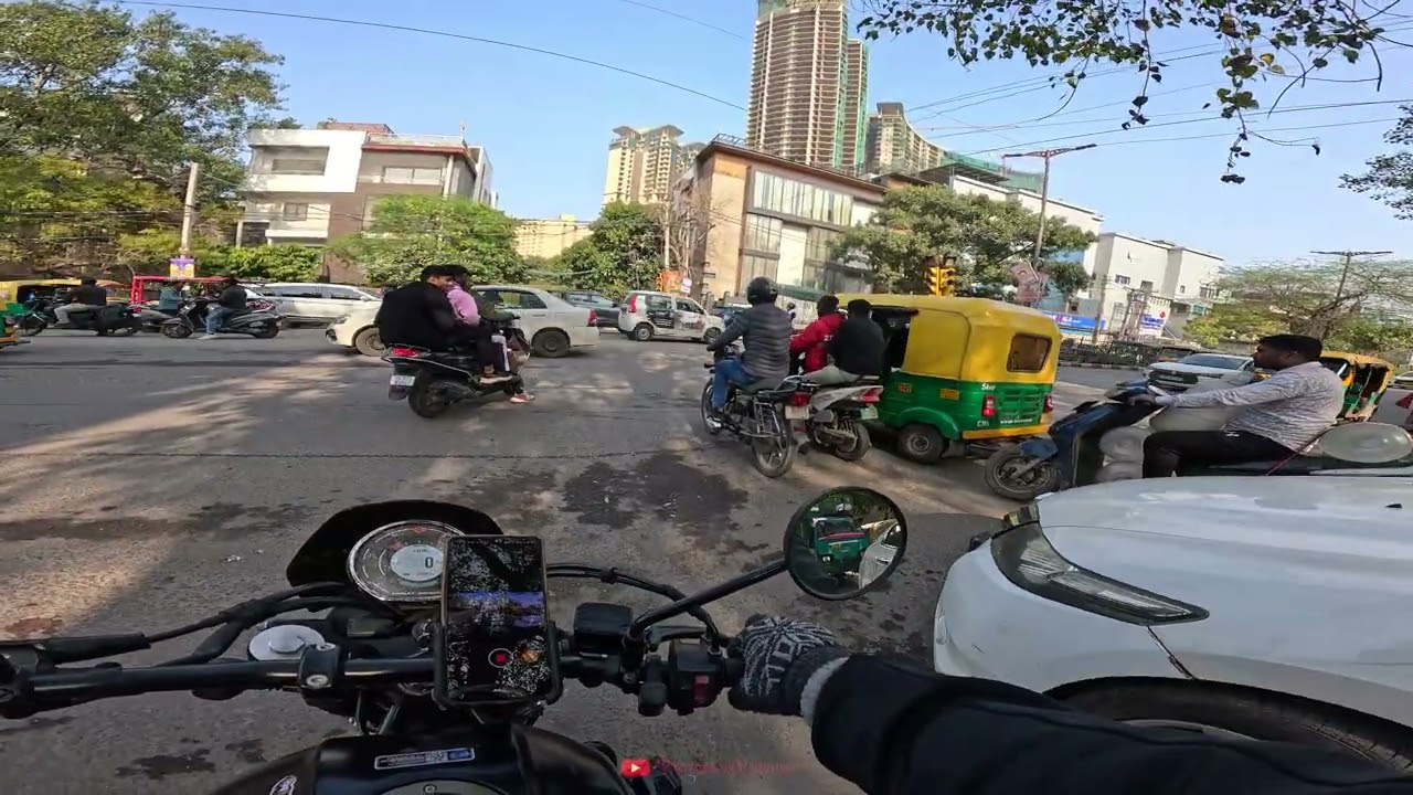 Harley Davidson X440 Ride in Delhi from Regar Pura to Rani Jhansi Flyover | 487