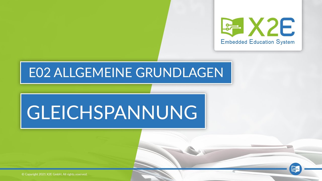 Gleichpannung - E02 Allgemeine Grundlagen