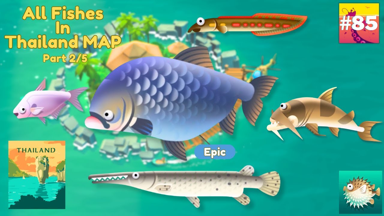 Creatures Of The Deep : All Fishes in Thailand Map (2/5)