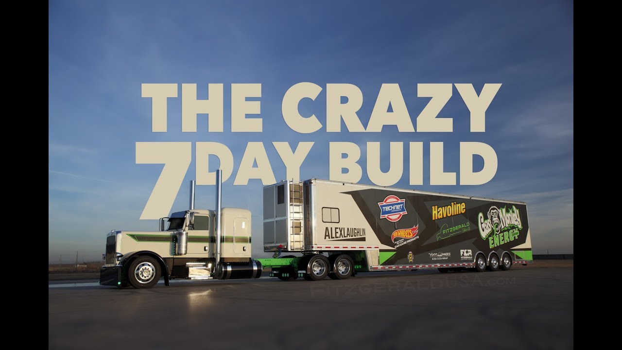 7 days to build the Gas Monkey Energy race hauler for Laughlin Motorsports.