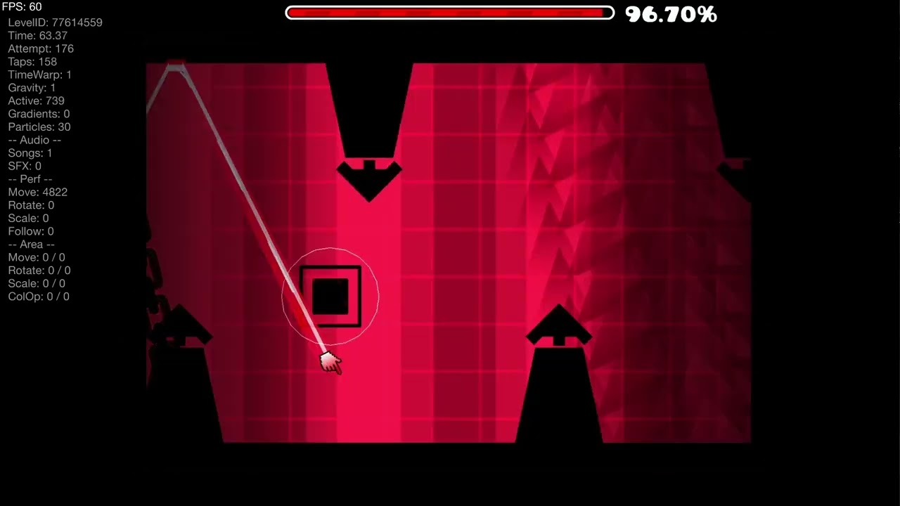 Red Dart - 100% -  Geometry Dash