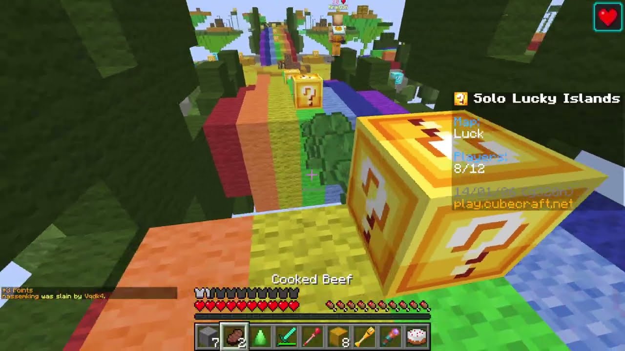 LOS CUBOS DE LA SUERTE!! - MINECRAFT LUCKY BLOCKS CUBECRAFT