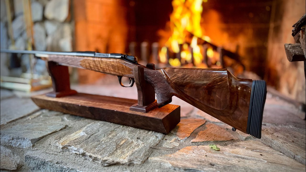Black Walnut and Ebony Custom Bergara B14 Gunstock