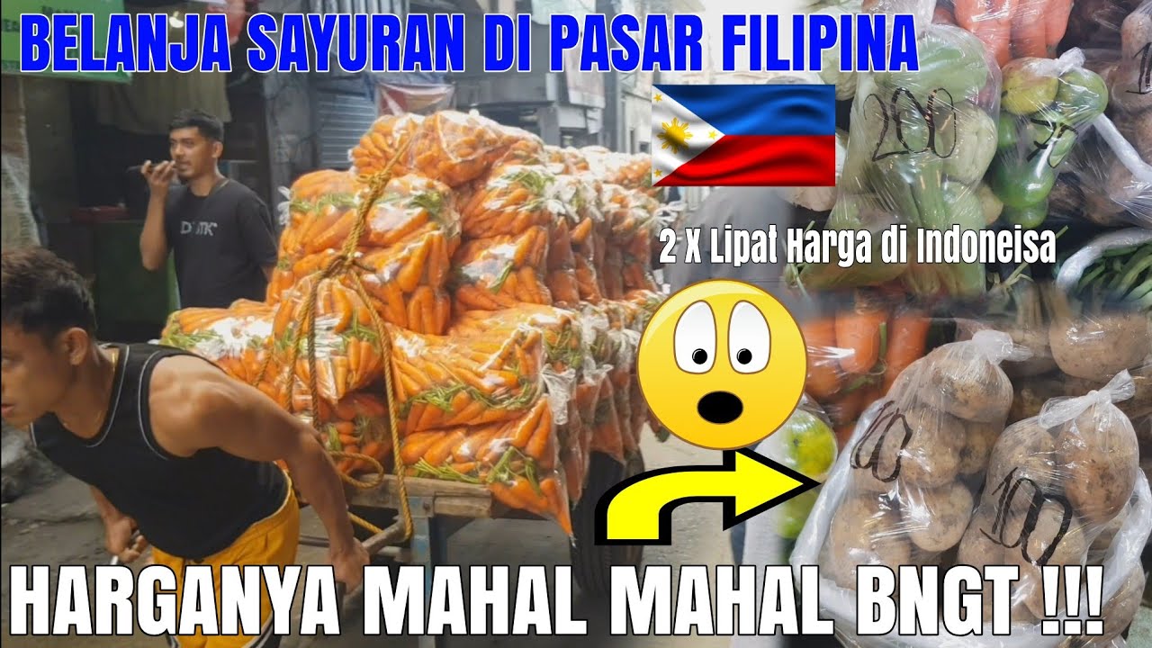 TERNYATA HARGA SAYURAN DI FILIPINA DUA KALI LIPAT HARGA DI INDONESIA 🇮🇩🇵🇭