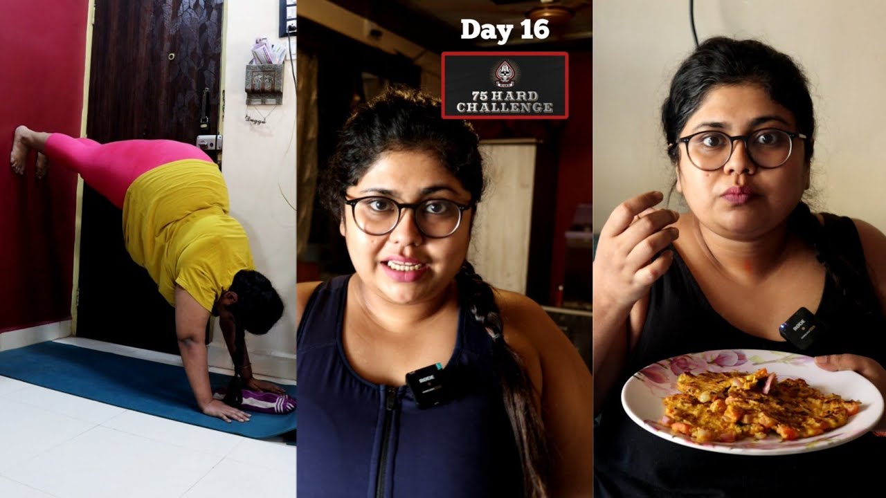 Day 16 of #75hard #challenge 🤩 #rohinibg #plussize #influencer #workout @urs.teddynextdoor #vlog