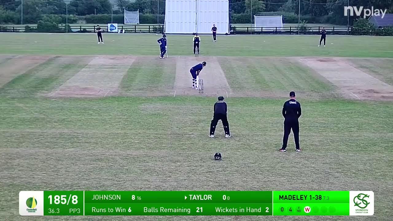 Spondon 1st XI v Chesterfield 1st XI - DCCL Prem Cup - 22/06/25