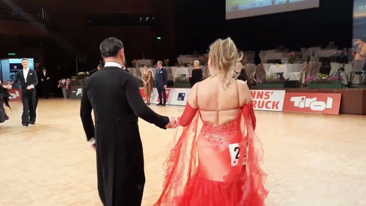 ProAm Tanzen Wien, Kinga&Roberto, Langsamer Walzer, beim World Masters in Innsbruck, 25 03 2023