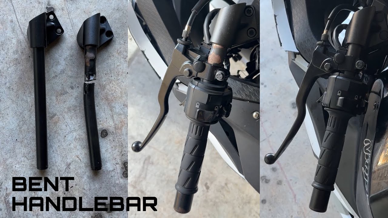 How to Replace A Bent Handlebar on a Kawasaki Ninja 300 