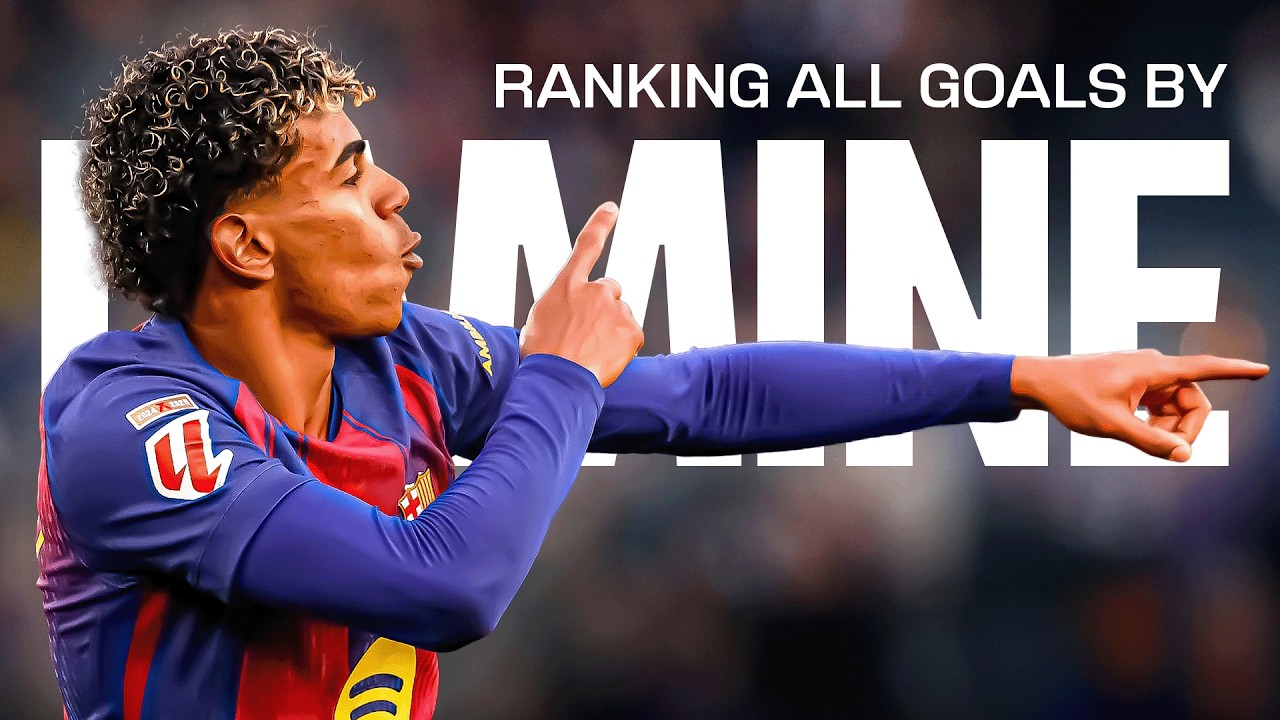 Ordenamos los 10 GOLES de LAMINE YAMAL en LALIGA EA SPORTS 2025/26 ⚽