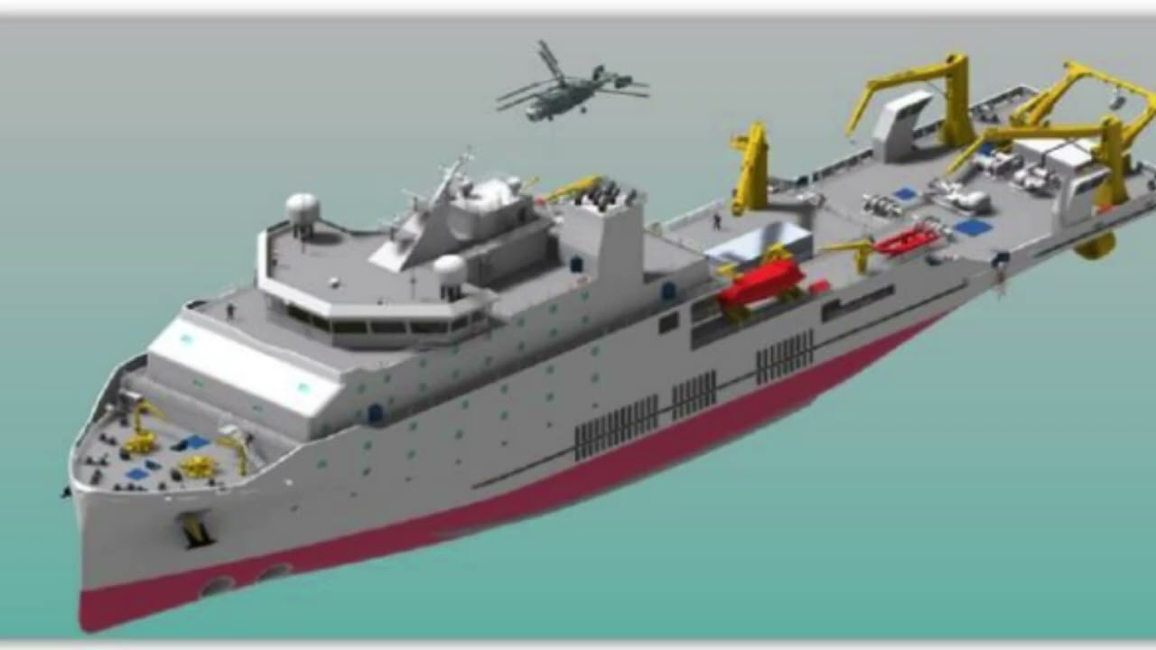 Propulseurs à entraînement périphérique pour le navire de recherche acoustique avancé indien