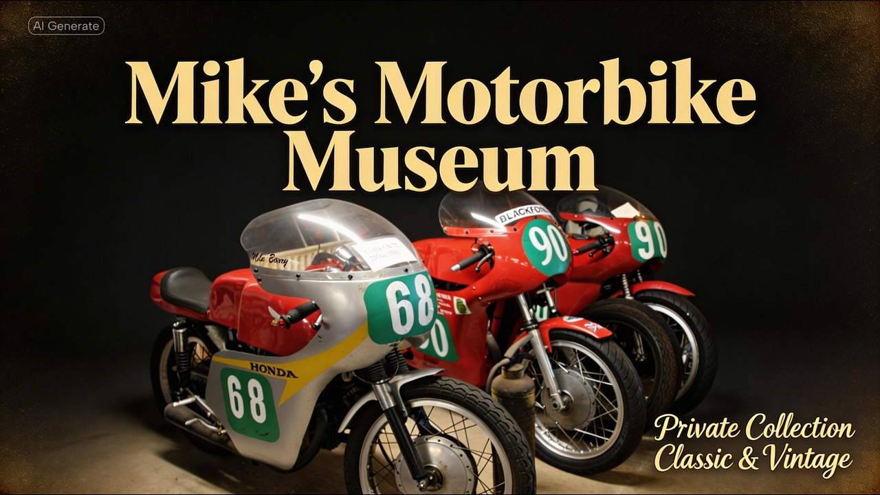 Mikes Motorbike Museum (My first video of 2026 Private collection of Classic & Vintage Motorbikes )